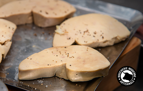foie gras cru boucherie moderne